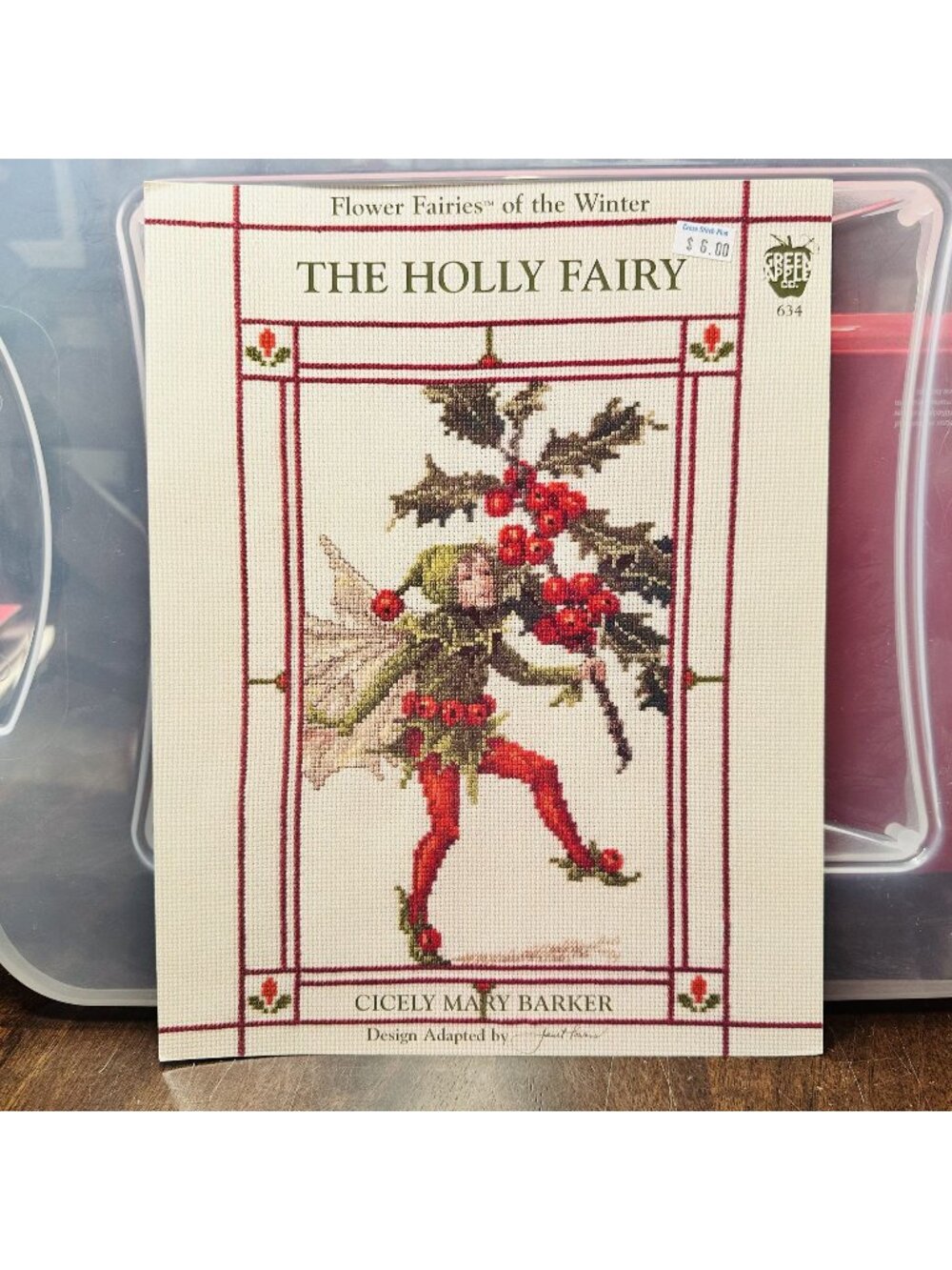 The Holly Fairy Cross Stitch Pattern By Cicely Mary Barker Winter Design